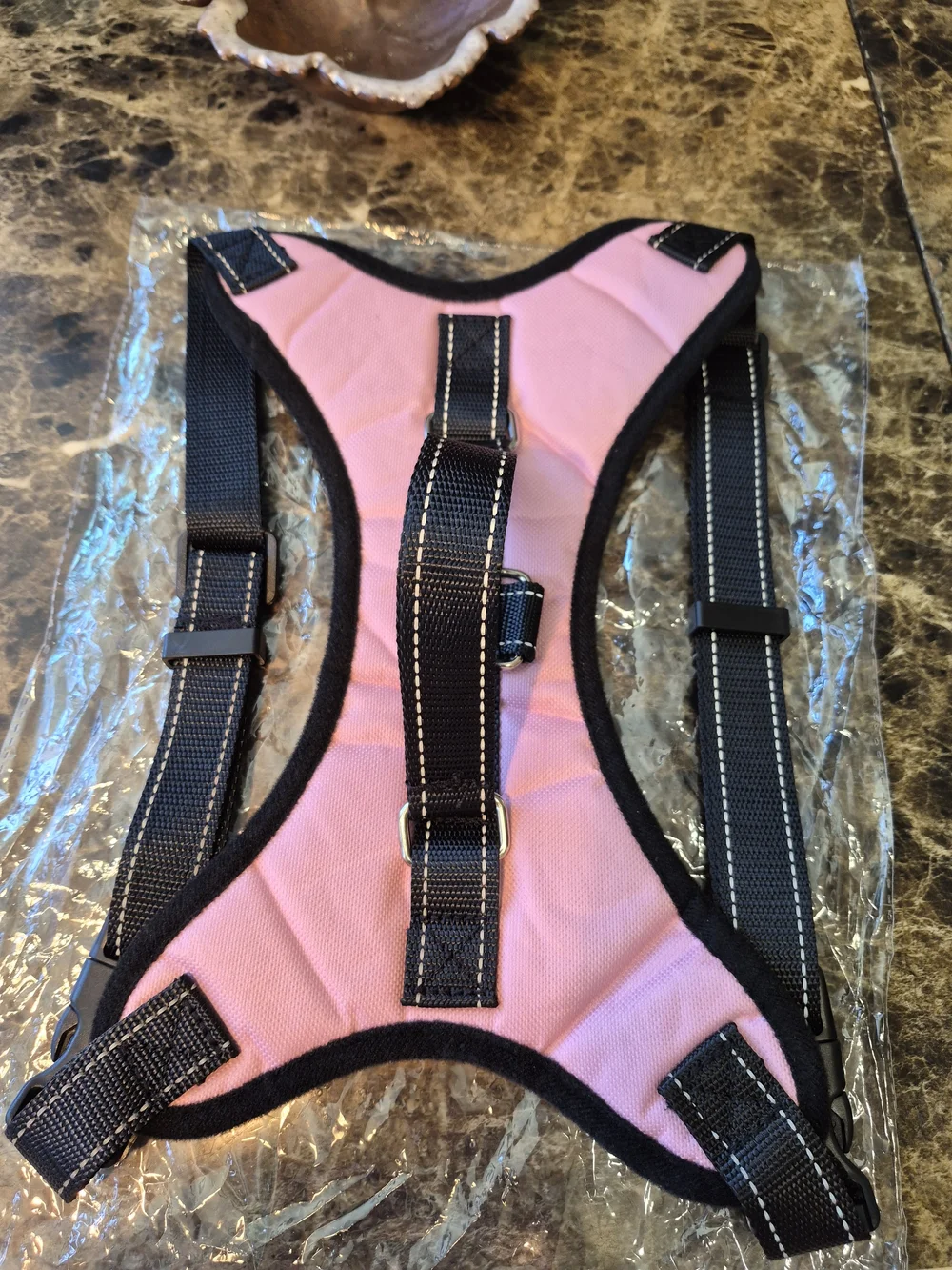 PINK NO Pull Adjustable Dog Pet Vest Harness Quality Nylon large  The Dog Pet Ve